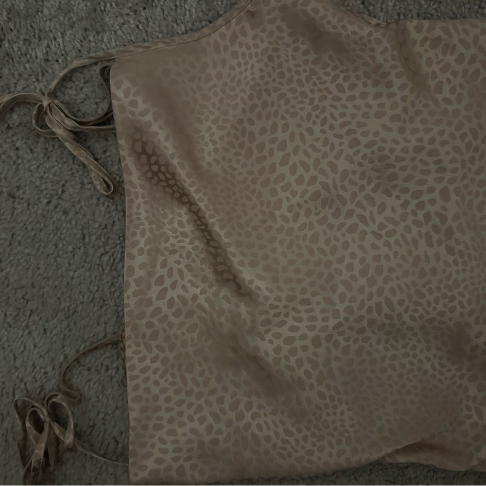 SHEIN Brown Leopard Print Top